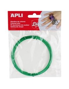 Hilo alambre verde 155mm x 5m