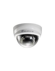 Cámara de red domo fijas, 2-Megapixel, 802.3af PoE, día/noche, indicadores LED IR