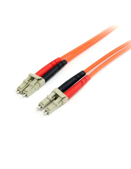 Cable de Red de 3m Multimodo Dúplex Fibra Óptica LC-LC 62,5/125 - Patch Duplex