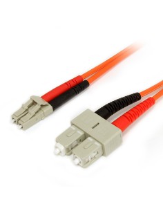 Cable Patch de Fibra Duplex Multimodo 62,5/125 2m LC - SC