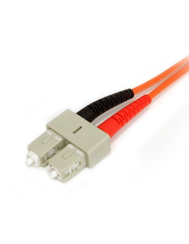 Cable Patch de Fibra Duplex Multimodo 62,5/125 2m LC - SC