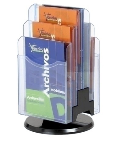 SOPORTE VERTICAL GIRATORIO DE 6 BANDEJAS