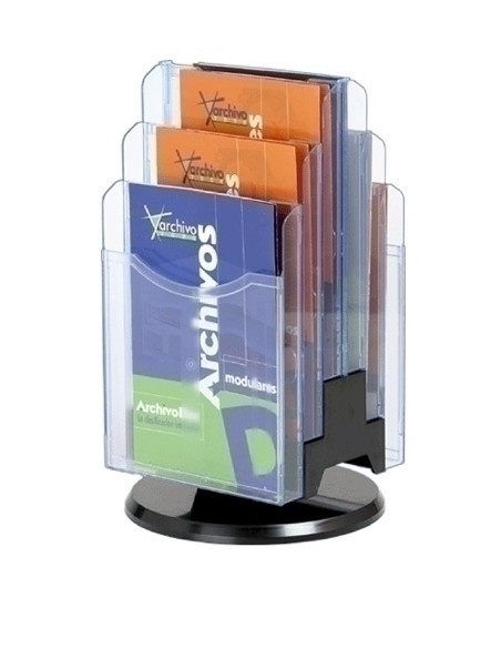 SOPORTE VERTICAL GIRATORIO DE 6 BANDEJAS