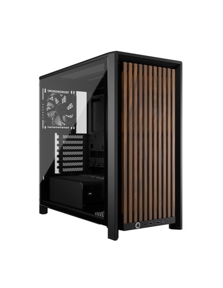 FRAME 4000D WOOD RS Midi Tower Negro, Madera