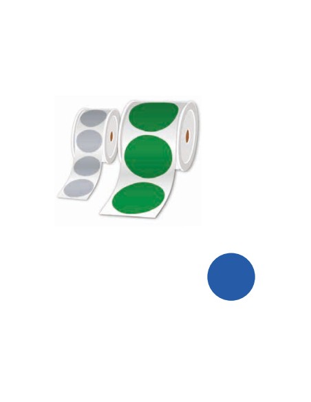 LTZ15100FPEL etiqueta autoadhesiva Círculo Azul