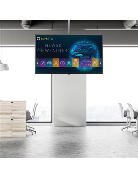 Soporte de Techo para TV - Soporte Universal de Cielo Raso para TV de Movimiento Total con Mástil Telescópico Ajustable - Sopor