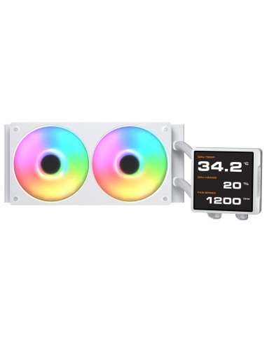 CGR-PSDVPRGB-W-240 Procesador Sistema de refrigeración líquida todo en uno 12 cm Blanco