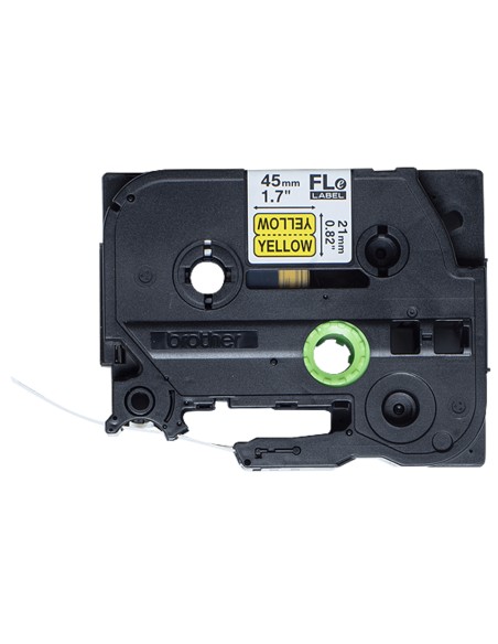 FLE-6511 cinta para impresora de etiquetas Negro sobre amarillo