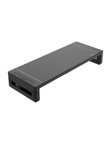 650883 soporte para monitor Escritorio Negro