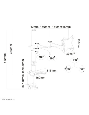 Soporte de escritorio para monitor