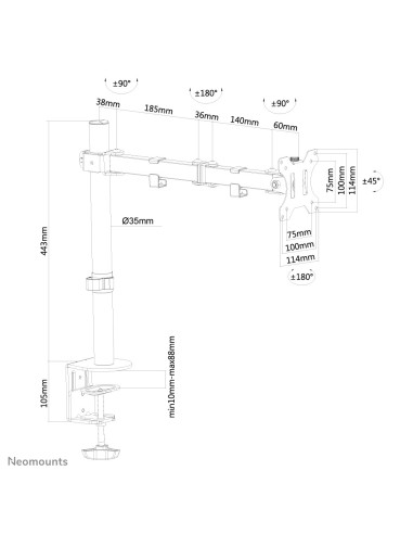 Soporte de escritorio para monitor
