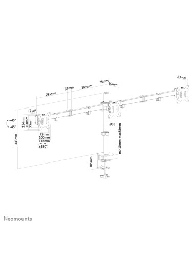 Soporte de escritorio para monitor