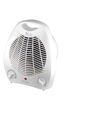 AD-02 W calefactor eléctrico Blanco Ventilador eléctrico