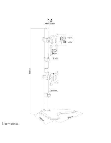 Soporte de escritorio para monitor