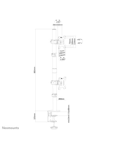 Soporte de escritorio para monitor
