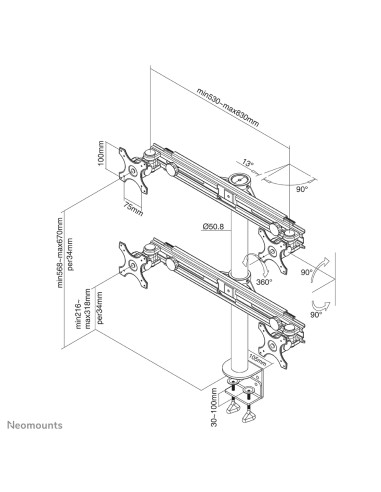 Soporte de escritorio para monitor