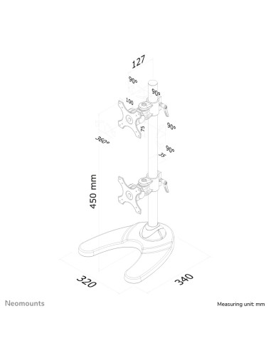 Soporte de escritorio para monitor