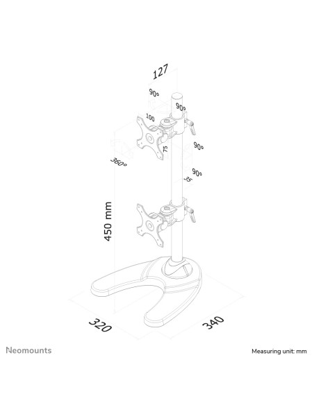 Soporte de escritorio para monitor