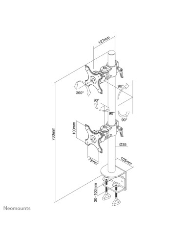 Soporte de escritorio para monitor