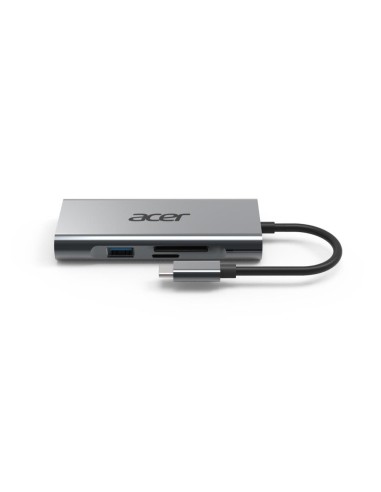 GP.DCK11.00N base para portátil y replicador de puertos Alámbrico USB 3.2 Gen 1 (3.1 Gen 1) Type-C Plata