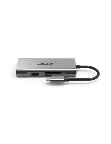 GP.DCK11.00N base para portátil y replicador de puertos Alámbrico USB 3.2 Gen 1 (3.1 Gen 1) Type-C Plata