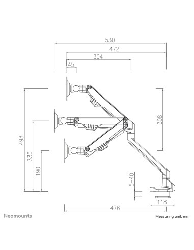 Soporte de escritorio para monitor