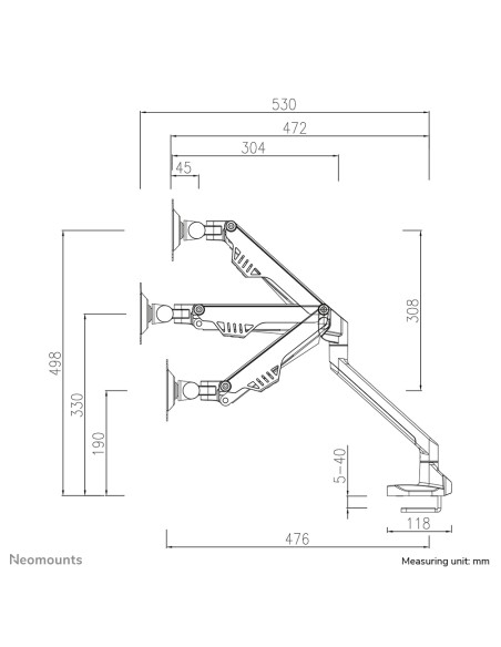 Soporte de escritorio para monitor