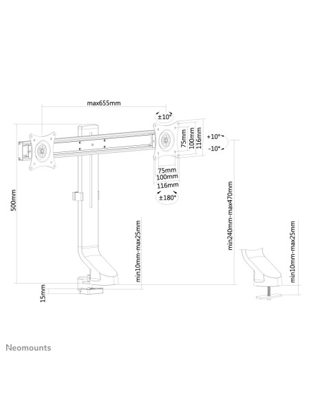 Soporte de escritorio para monitor