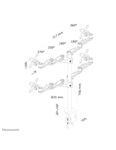 Soporte de escritorio para monitor