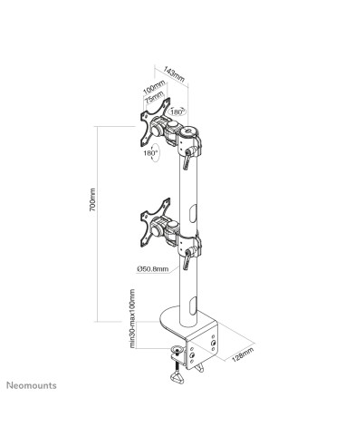 Soporte de escritorio para pantalla curva