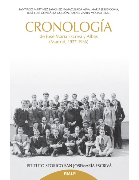 Cronologia de Jose Maria Escriva y Albas
