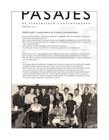 Intelectuales y compromisos en la epoca contemporanea