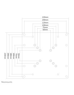 Placa adaptadora VESA 2