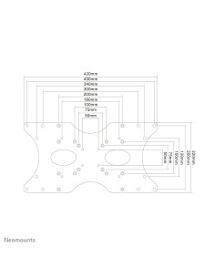 Placa adaptadora VESA 2
