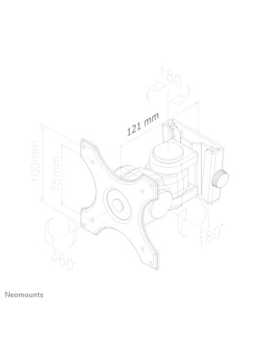 soporte de pared para TV/monitor