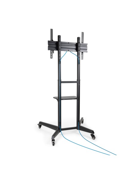 RAMSÉS Soporte de Suelo con Ruedas para Pantallas 37"- 70", Negro