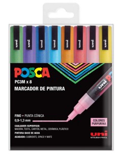 POSCA PC-3M/8C