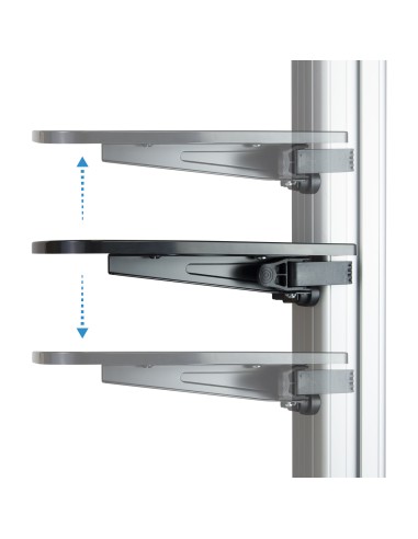 FS1870M-B signage display mount 94 cm (37") Negro, Plata