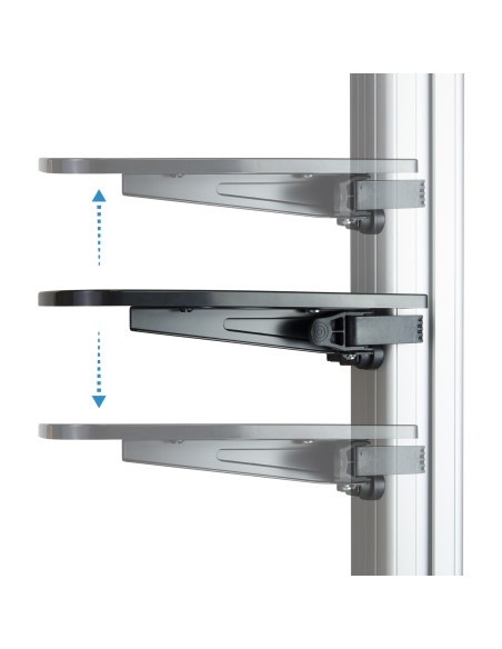 FS1870M-B signage display mount 94 cm (37") Negro, Plata