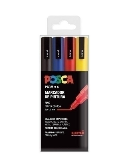 ROTUL.UNI-POSCA PC-3M BASIC E/4