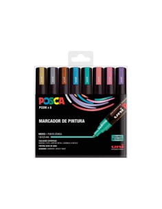 ESTUCHE 8 UDS. PC-5M METAL POSCA UNIBALL 182634680