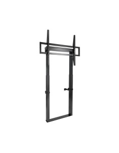 HIPERIÓN Soporte de Suelo/Pared Fijo para Pantallas 55"-100", Negro