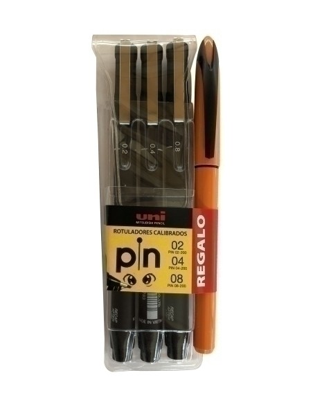 ROTUL.UNI PIN CALIBRADO BOLSAS 3