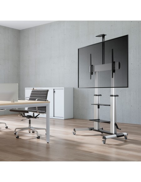 FT100TE-125 soporte para TV 2,54 m (100") Negro, Plata