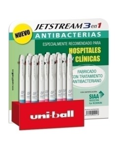 BOLI. UNI JETSTREAM 3 ANTIBAC. EXP.15