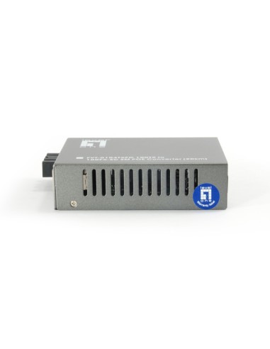 Convertidor SC SMF 10/100BASE-TX a 100BASE-FX PoE PD