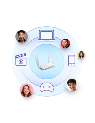 EAGLE PRO AI router inalámbrico Ethernet rápido Banda única (2,4 GHz) 4G Blanco