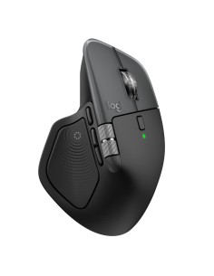 MX Master 4 for Mac, ratón Bluetooth ergonómico con respuesta háptica avanzada, desplazamiento ultrarrápido, carga USB-C, macOS,