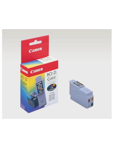 BCI-21 cartucho de tinta Original Cian, Magenta, Amarillo