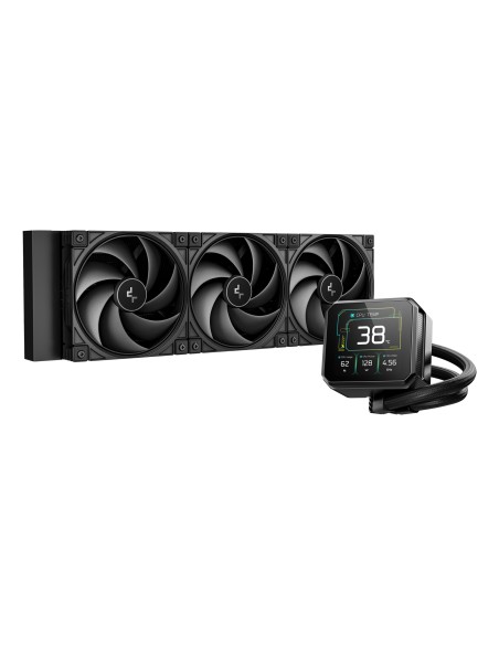 Spartacus 360 Procesador Kit de refrigeración líquida 12 cm Negro